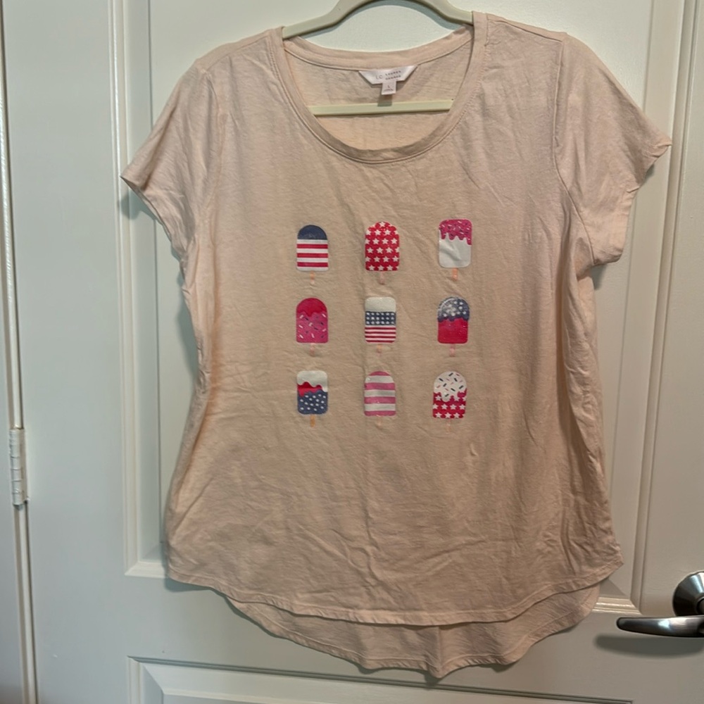 Lc Lauren Conrad - Summer t-shirt - light pink